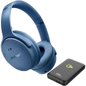 Bose Quietcomfort Wireless Lovehons Congle ، Bluetooth على حزمة سماعات الأذن مع شاحن محمول لاسلكي أخضر متطرف ، (الحجر الرملي)
