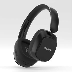 Remix 130H Playtime Wireless Over-Ear Headphones, ANC/ENC Active Noise Cancelling, Foldable Rotatable Lightweight Bluetooth Headphones with Microphone Type-C for Call Travel Sports—Dark Coffee
