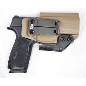 FDO Industries IWB Kydex Holster Optic Cut with Claw & Discreet Carry Concepts 1.5" Metal Clip - Made in USA
