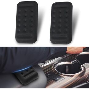 2 PCS Elbow Rest Pads for Cars, Memory Foam Arm Rest Pads, Driver Arm Rest Pad for Long-distance Driving, Universal Arm Elbow Rest Pad for Car, Keyboard, Mouse (Black)