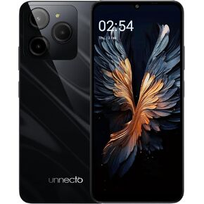 بولت 20 | سيم مزدوج | هاتف ذكي غير مقفل | Android 14 | بطارية 2 يوم | NFC | 6.75 "HD+ Display | 6GB+ 8GB VRAM | 256GB التخزين | 50MP كاميرا ثلاثية | بصمة | أسود