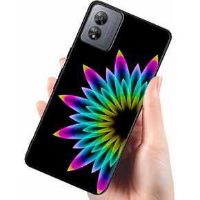 Slim Case for Boost Celero5G SC, Boost Celero 5G SC Phone Case,Anti-Fingerprint Floral Pattern Flower Colorful Mandala Painting Soft Rubber Phone Cover Drop Proof for Girls & Women