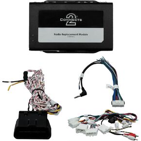 Connects2 CTSTY-61J استبدال RADIOND وحدة SELECT/LEXUS/SCION (2004-2019) ، أدوات التحكم في عجلة القيادة (SWC) والاحتفاظ بمضخم الصوت المصنع