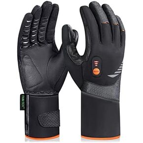 Heated Gloves for Men Women, Rechargeable Waterproof Heated Work Gloves with Arthritis Raynaud's Relief for Ski Golf Hiking Driving