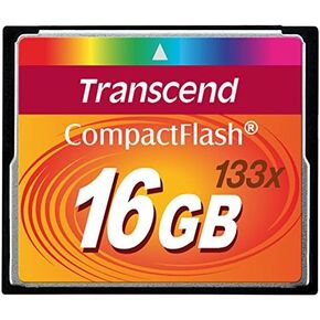 TRANSCEND INFORMATION Flash Memory Card 16 GB Compactflash Card 3.3/5 V ATA 21.5MB/S New