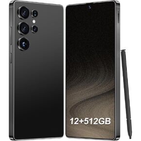 I25 Ultra Unlocked Smartphone,12+512GB Unlocked Phone,Snapdragon 8 Gen3, 6.9" HD+ Display,Built in Pen,7000mAh Dual Speakers 5G/Face ID/Fingerprint Lock/Dual SIM/GPS (Rose)