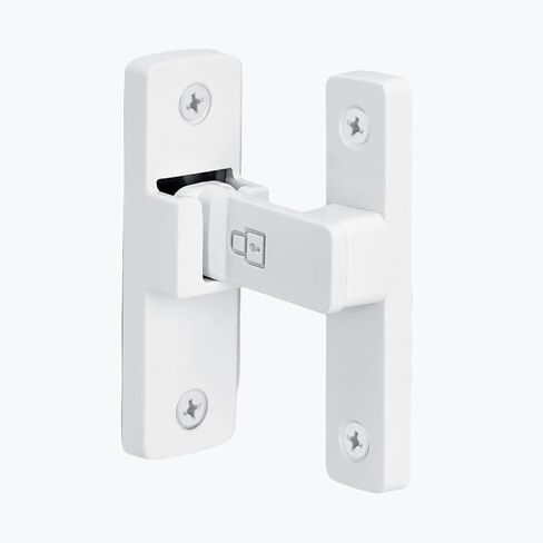 90 Degree Barn Door Lock LISHAN Latch Luminescent Upgrade Your Safety Easy Installation Keyless Entry Zinc Alloy Matte Black Ideal for Sliding Doors Bathroom Kitchen Cabinet Pet Safety in Saudi Arabia