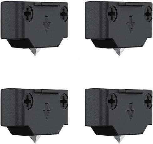 4 Pcs Replacement Cutter Blade Kit for JJC 35MM Film & 120 Slide Film Cutter Trimmer, Smooth and Easy Cuts（4 Pack Blades Replacement Only in Saudi Arabia