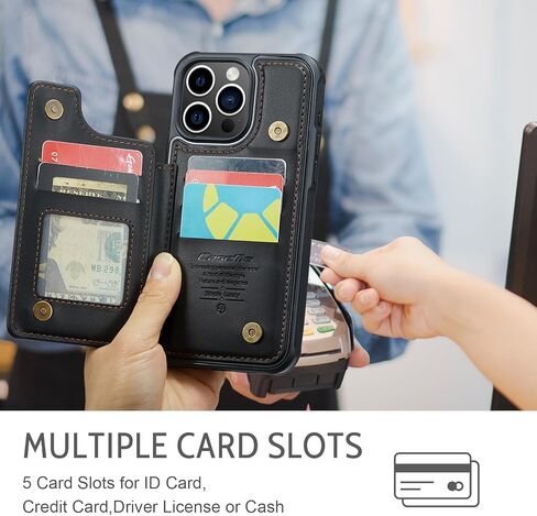 Bemal for iPhone 16 Pro Wallet Case مع حامل البطاقة ، حظر RFID ، كيكستاند جلدي مقاوم للصدمات للرجال والنساء ، غطاء هاتف واقعي متين لمدة 6.3 "، أرجواني in Kuwait