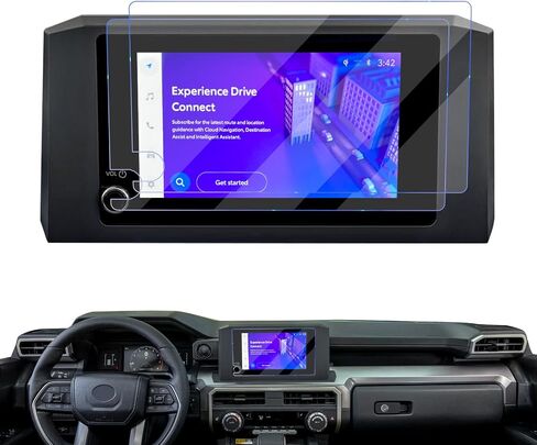 2PCS 2025 2024 Tacoma Screen Protector 8-Inch for 2025 2024 Toyota Tacoma SR/SR5/TRD PreRunner/TRD Sport/TRD Off-Road Accessories,9H Tempered Glass in Saudi Arabia
