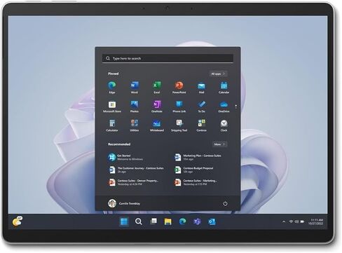 Microsoft Surface Pro 9 Tablet, i7-1265U, 16GB RAM, 512GB SSD, 13" Touchscreen, Windows 11 Pro, Bundled with Black Signature Keyboard, Slim Pen 2, USB-C HUB and 1 YR CPS Ext. Warranty (Platinum) in Saudi Arabia