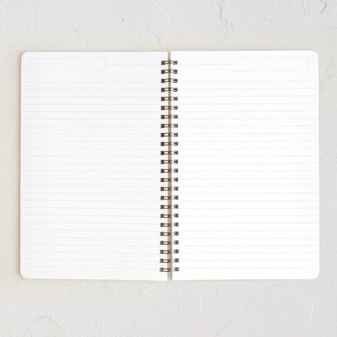 Minted Find Your Own Way Notebook, Writing Journal for Notes & Journaling, Durable Acrylic Free Cover, Abstract Modern Art Design, Spiral Bound Journal Notebook with 80 Lined Pages, 5.5" x 8.5" in Kuwait