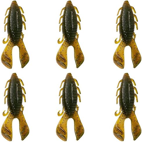 Soloking Soft Rage Fishing Lure, Great Action Soft Plastic Lure for Bass Add Salt Fish Additive in Saudi Arabia