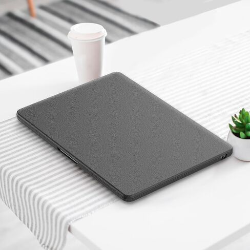 HXCASEAC Case Compatible with MacBook Air 13.6 inch Case 2024 2022 with Foldable Stand, Anti-Scratching Protective Hard Shell Cover for M3 M2 A3113, A2681 PU Leather, Black in Saudi Arabia