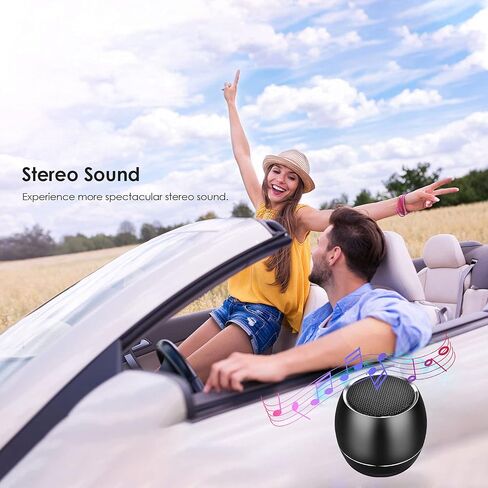 Portable Bluetooth Speakers,Outdoors Wireless Mini Bluetooth Speaker with Built-in-Mic,Handsfree Call,TF Card,HD Sound and Bass for iPhone Ipad Android Smartphone and More (Black) in Saudi Arabia
