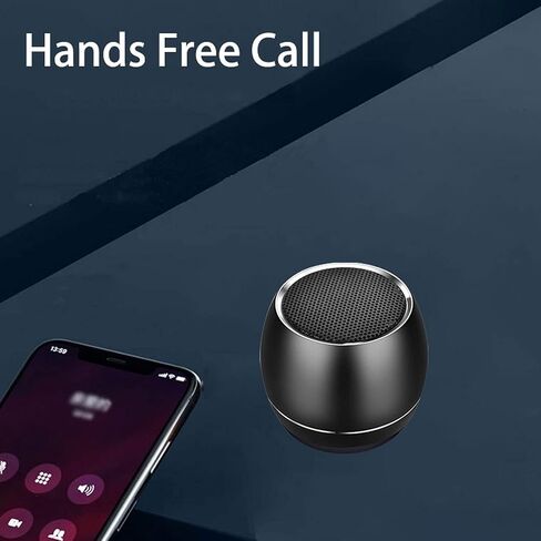 Portable Bluetooth Speakers,Outdoors Wireless Mini Bluetooth Speaker with Built-in-Mic,Handsfree Call,TF Card,HD Sound and Bass for iPhone Ipad Android Smartphone and More (Black) in Saudi Arabia