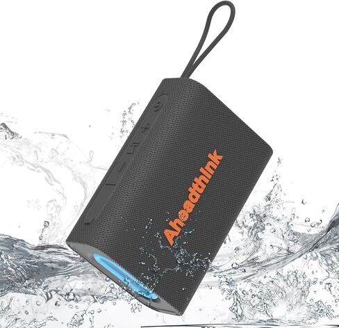 Bluetooth Speaker, Portable Wireless, IPX5 Waterproof, Bluetooth 5, RGB Color Lights, Loud Stereo Sound, Bass, TWS Pairing, for Party, Home, Outdoor, Traveling in Kuwait