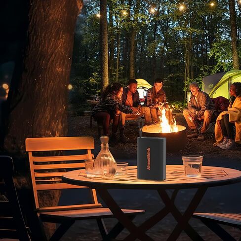 Bluetooth Speaker, Portable Wireless, IPX5 Waterproof, Bluetooth 5, RGB Color Lights, Loud Stereo Sound, Bass, TWS Pairing, for Party, Home, Outdoor, Traveling in Kuwait
