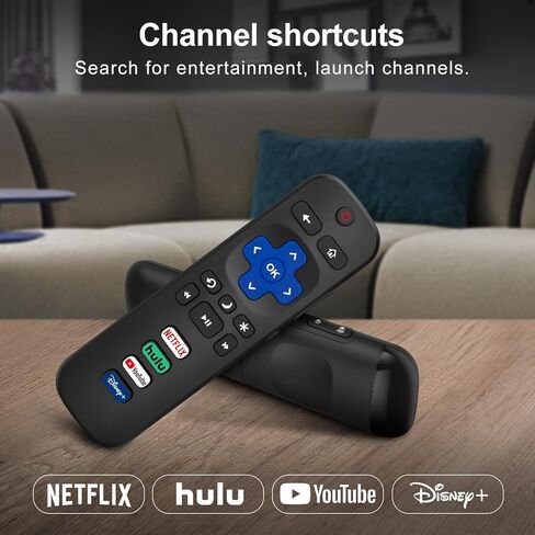 (Pack of 2) Remote Control Cover Case for Roku TV/Silicone Protective Sleeve Skin - Glow in The Dark (Green/Blue) in Saudi Arabia