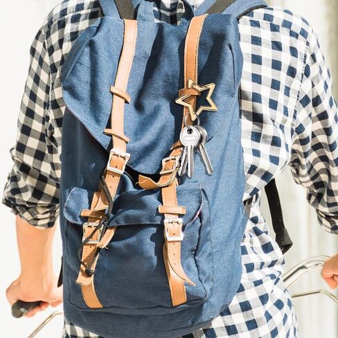 5 مساءً مقطع سلسلة مفاتيح على شكل نجمة فضية ، حامل خطاف شاق للخدمة الشاقة للمفاتيح ، نجم الزنك نجم الكارابنر مقطع حلقة مفتاح مقطع للتخييم المشي لمسافات طويلة in Kuwait