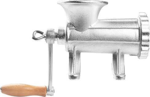 CucinaPro Cast Iron Table Mount Meat Grinder - Manual Mincer Includes Two 3/4" Cutting Disks and Sausage Stuffer Funnel, Heavy Duty- Make Homemade Ground Beef Burgers, Easy to Use and Cooking Tool in Saudi Arabia