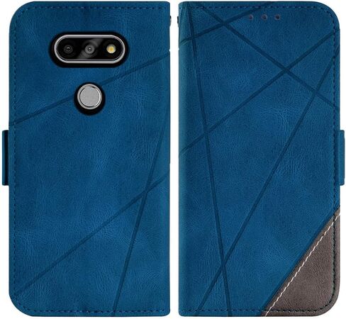 متوافق مع LG Aristo 5/K31/Fortune 3/Phoenix 5/K8x/Tribute Monarch/Risio 4 Wallet Case Glass Glass Screen Protector Cases for LGK31 REBEL K 31 3K ARISTO5 PLUS ASTRO 5+ RISIO4 2020 Blue Blue in Kuwait