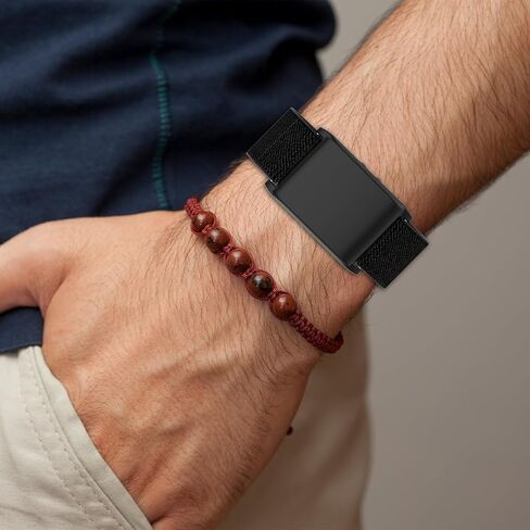 Ruentech 2Pack نطاقات مرنة متوافقة مع Whoop 4.0 Band ، وأشرطة النايلون القابلة للتعديل معصم معصم للياقة التعقب Whoop 4.0 in Kuwait