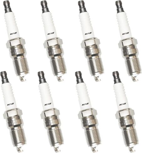 MAS Set of 8 Square Ignition Coils Pack&Platinum Spark Plugs&Wires Set Compatible with Cadillac CTS Chevrolet GMC Pontiac G8 Grand Prix H3 Tahoe Yukon Silverado Replacement for UF413 D510C 5C1554 in Saudi Arabia