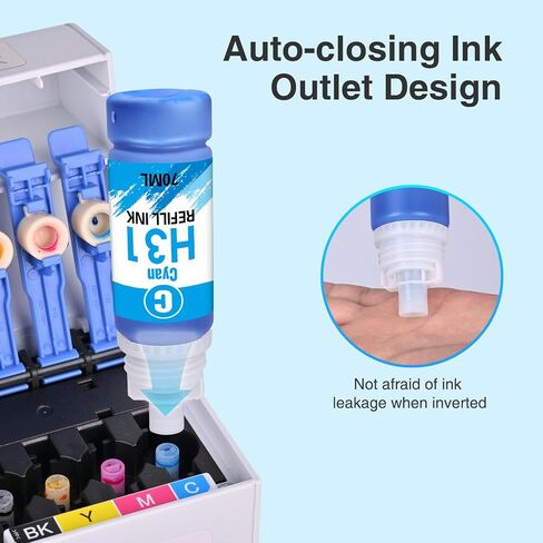 GI-21 Black Ink Bottle G3270 G3260 Black Ink Refills Compatible for Canon GI-21 GI21 Ink, Work for Canon MegaTank G3270 G3260 G3290 G3262 G4280 G4270 G2260 G1220 G1230 G2270 Printer in Saudi Arabia