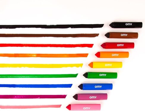 Omy Signature Neon Dual Tipped Felt Markers, Vibrant Colors, Dual Ended One Thick and One Thin, Neon (Box of 9) in Saudi Arabia