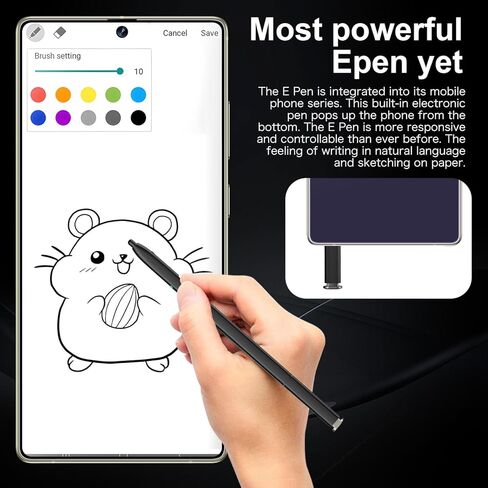 I25 Ultra Unlocked Smartphone,12+512GB Unlocked Phone,Snapdragon 8 Gen3, 6.9" HD+ Display,Built in Pen,7000mAh Dual Speakers 5G/Face ID/Fingerprint Lock/Dual SIM/GPS (Rose) in Kuwait