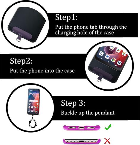 لطيف الهاتف حبل الحبل الحبل Tab و Scling Pompom مفتاح سلسلة مفاتيح الخرز سحر حقيبة مفاتيح BACKEAN للنساء in Kuwait