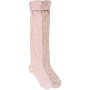 MUK LUKS Women's Marled Over The Knee Sock (2 Pair Pack)