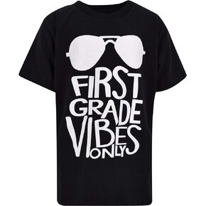 Unique Baby Boys 1st Grade Vibes Only Back to School T Shirt