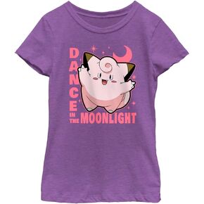 Fifth Sun Pokemon Clefairy Dance Girls Short Sleeve Tee Shirt