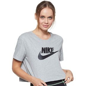 Nike Sportswear Essential omen's Cropped Futura Icon T-Shirt BV6175-063 Size XS