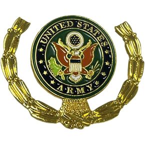 U.S. Army Officially Licensed Wreath Hat/Lapel Pin in Saudi Arabia