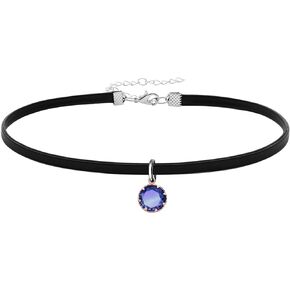 Choker Necklace for Women Chokers for Girls PU Black Choker Jewelry Daisy Stitch Cross Bee Gothic Choker Punk Choker Collar Necklaces Gifts for Girls