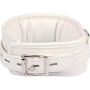 Leather Collar and Leash Set, Thick Leather Collar Choker with Chain, Leather Necklace Collar and Leash for Men Women