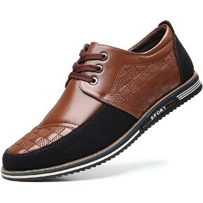 Veslesth Men's Casual Luxury Shoes Sneakers Loafers Comfort Walking Shoes Fashion Driving Shoes Leather Shoes for Male Business Work Office Dress Outdoor