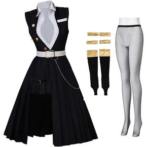 RocailleCos Uzui Tengen Cosplay Dress Costume Uniform Halloween Suit for Women Girls