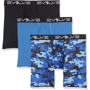 سراويل داخلية رياضية للرجال من Evolve مكونة من 3 قطع مقاس 15.24 سم