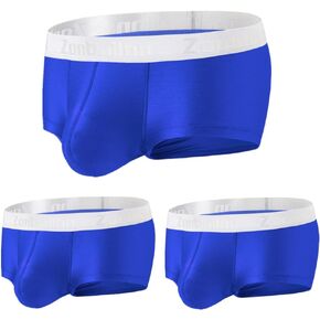 ZONBAILON رجل الانتفاخ تعزيز الحقيبة سراويل داخلية للرجال الحرير الجليد منخفضة الارتفاع السلس Tagless جذوع الملابس الداخلية حزمة M L XL 2XL 3XL in Kuwait