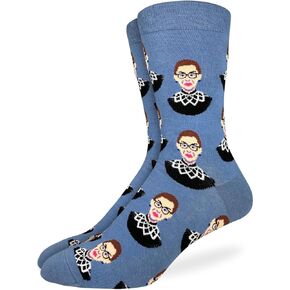 Good Luck Sock Men's Ruth Bader Ginsburg Socks, Adult