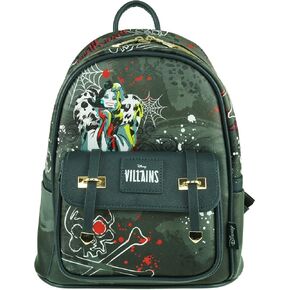 KBNL Villains - Cruella DeVil 11inch Vegan Leather Mini Backpack - A21820, Multicoloured, Medium
