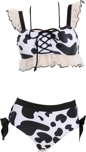 haikyuu Women Anime Two Piece Swimwear Kawaii Bikini Set Swimsuit Bathing Suit in Saudi Arabia