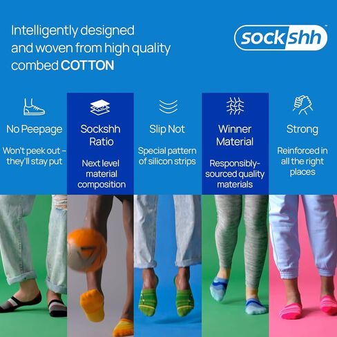 sockshh Premium Scented No-Show Socks for Men and Women - Non-Slip Low Cut Invisible Secret Socks Ultra Soft Cotton in Saudi Arabia