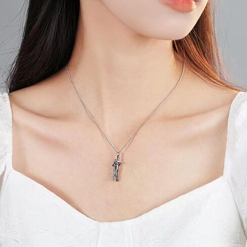 قلادة عناق وخاتم عناق للزوجين قلادة حنون عناق قلادة هدايا عيد الحب لها قلادة للزوجين له ولها in Kuwait