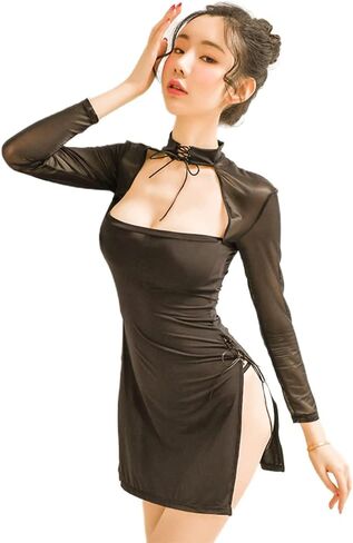 فستان Temptshow النسائي النحيف المثير على الطراز الصيني ملابس داخلية مثيرة من Cheongsam Cosplay Anime in Saudi Arabia