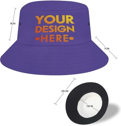 Custom Bucket Hats Personalized Summer Sun Hat Fisherman Cap for Travel Beach in Saudi Arabia